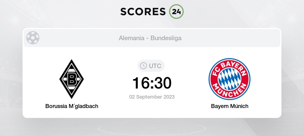 Borussia Mgladbach vs Bayern Múnich pronóstico para hoy 2 Septiembre