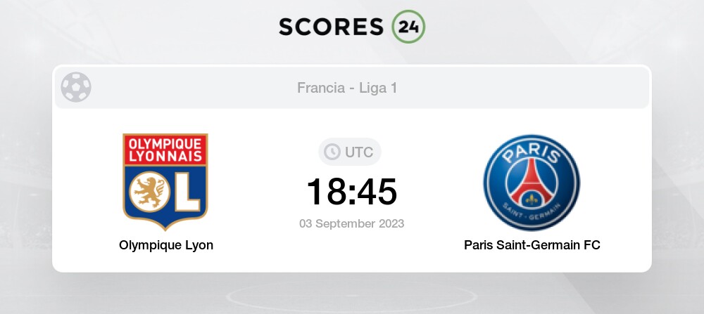 Olympique Lyon vs Paris Saint Germain FC pronóstico para hoy 3