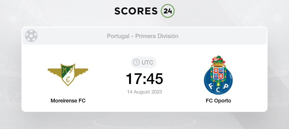 Moreirense FC vs FC Oporto pronóstico para hoy 14 Agosto 2023 Fútbol