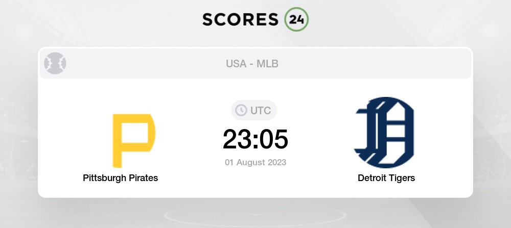 Detroit Tigers vs Pittsburgh Pirates  MLB Baseball 🔴Live - 01.08.2023 