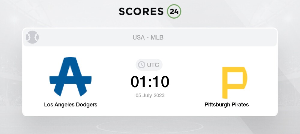 Pittsburgh Pirates vs. Los Angeles Dodgers: Odds & Lines (7/5/23) – Forbes  Betting