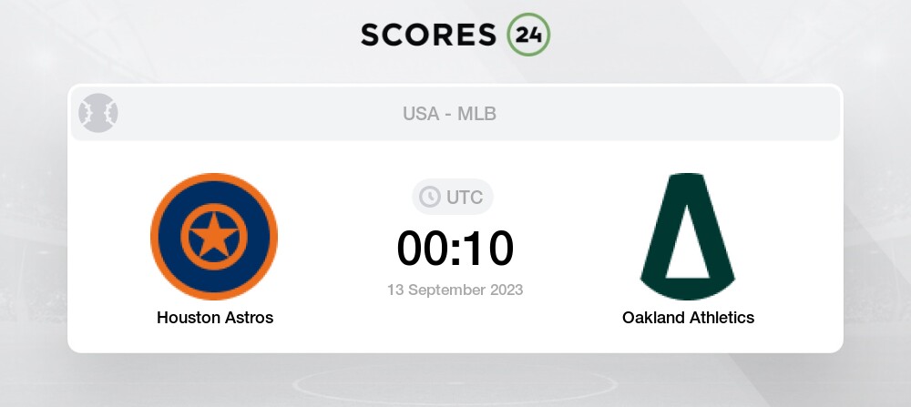 Game 147 Thread. Sept 13, 2023, 6:10 CT. A's @ Astros - The