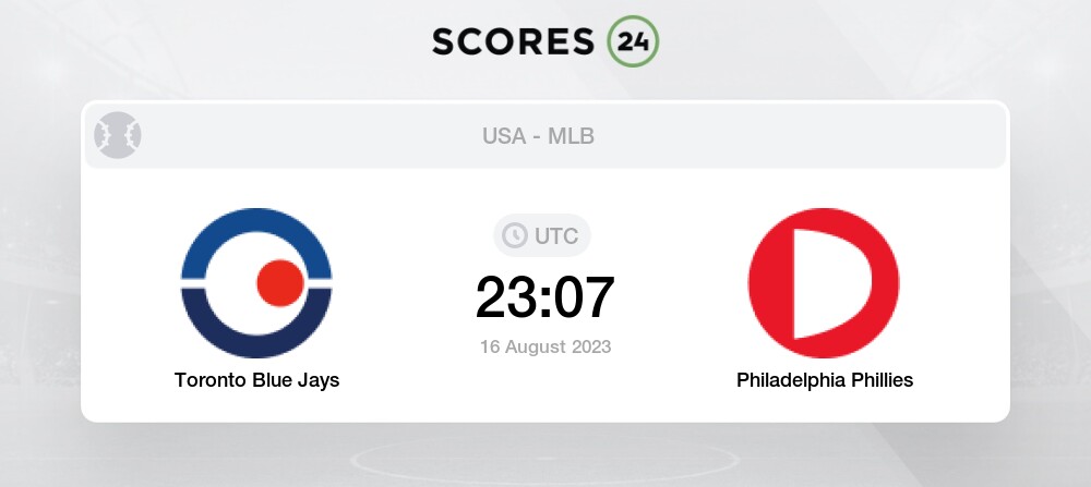 Toronto Blue Jays vs. Philadelphia Phillies Aug 16, 2023 - NOW Toronto