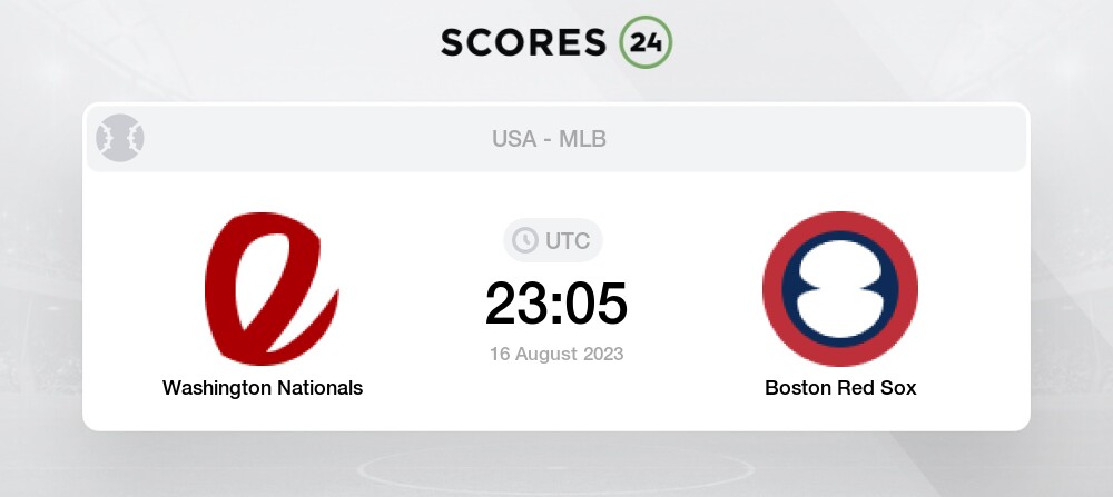 Boston Red Sox at Washington Nationals Preview - 08/16/2023