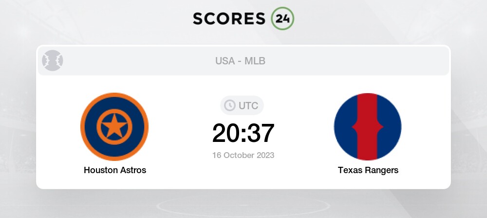 Rangers - Astros live match 23/10/2023 Oct 12, 2023 — The 20, Remote  learning support
