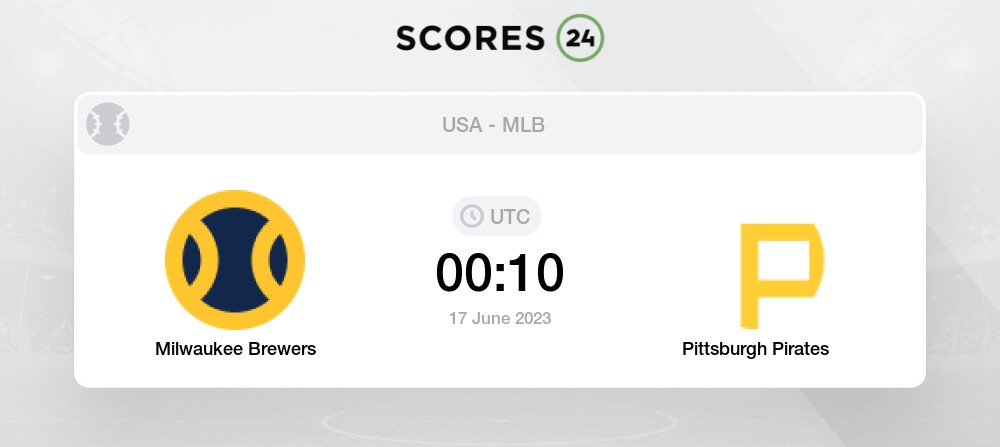 MLB Milwaukee Brewers vs Pittsburgh Pirates FULL GAME - 30.06.2023 