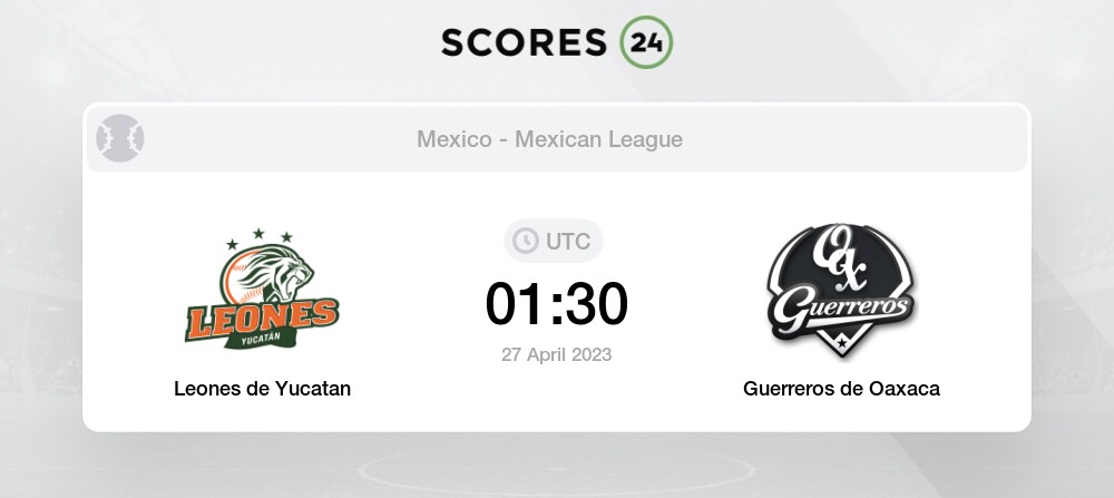 Leones de Yucatan vs Guerreros de Oaxaca Prediction on today 27 April 2023  Baseball