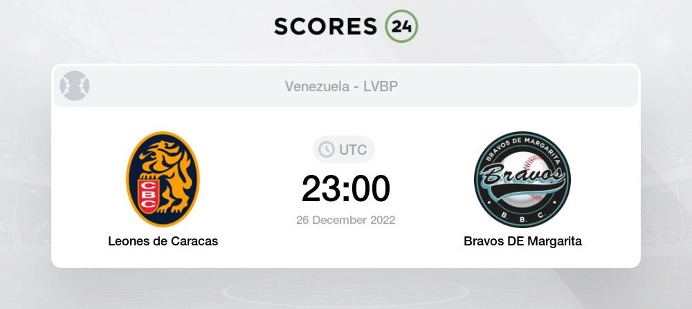 Leones de Caracas vs Bravos DE Margarita Prediction on today 26 December  2022 Baseball