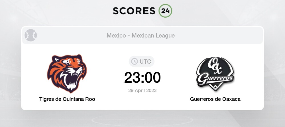 Tigres de Quintana Roo vs Guerreros de Oaxaca Prediction on today 29 April  2023 Baseball