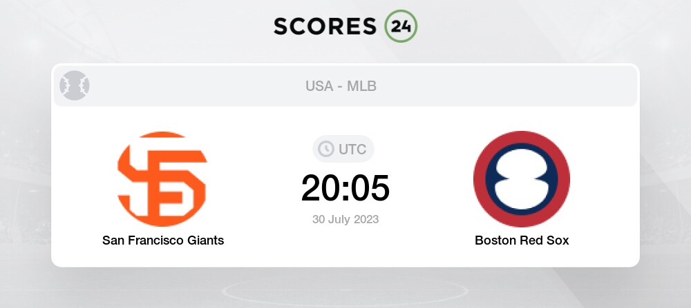 Boston Red Sox vs San Francisco Giants  MLB Baseball 🔴𝐋𝐈𝐕𝐄 -  30.07.2023 