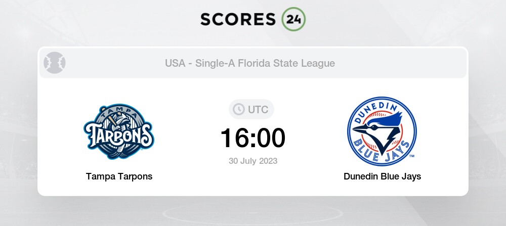 Tampa Tarpons vs Dunedin Blue Jays live score & predictions