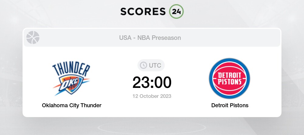 Detroit Pistons vs Oklahoma City Thunder Prediction, 3/29/2023