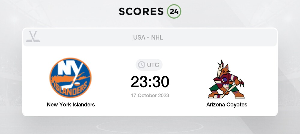 Arizona Coyotes - New York Islanders - Oct 17, 2023