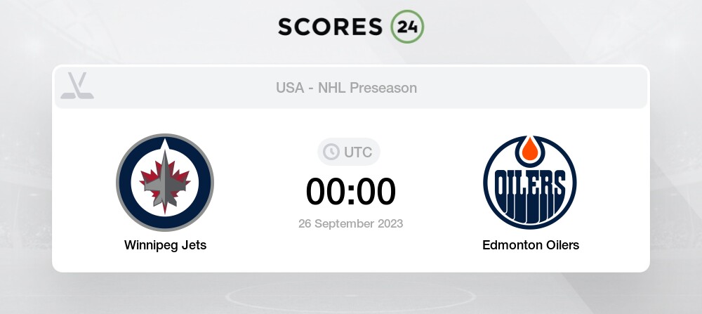 Winnipeg Jets vs Edmonton Oilers - October 22, 2023