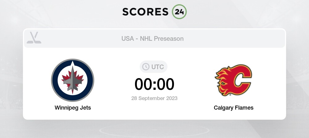 Winnipeg Jets vs Calgary Flames Prediction and Picks on today 28 September  2023 Hockey