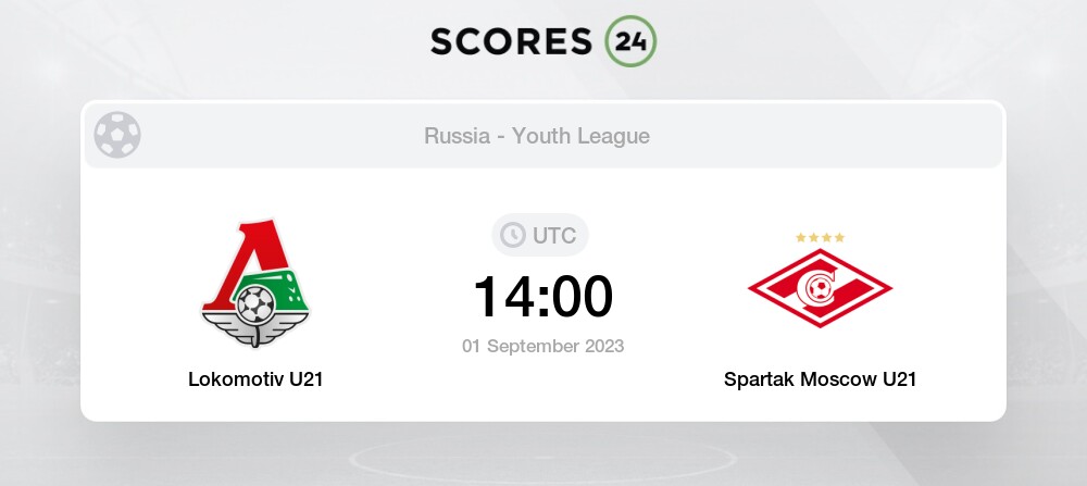 Spartak Moscow U19 live scores, results, fixtures