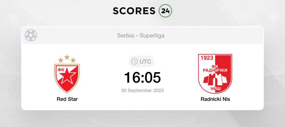 Red Star vs Radnicki Nis Prediction and Picks today 30 September 2023  Football