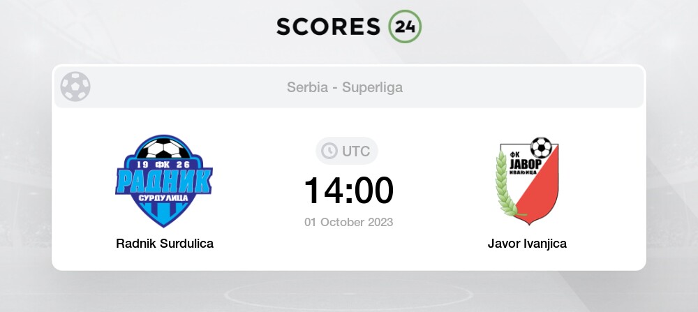 Radnik Surdulica vs Javor Ivanjica Prediction and Picks today 1 October  2023 Football