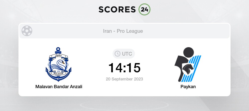 Malavan Bandar Anzali FC vs Zob Ahan Isfahan FC - Head to Head for