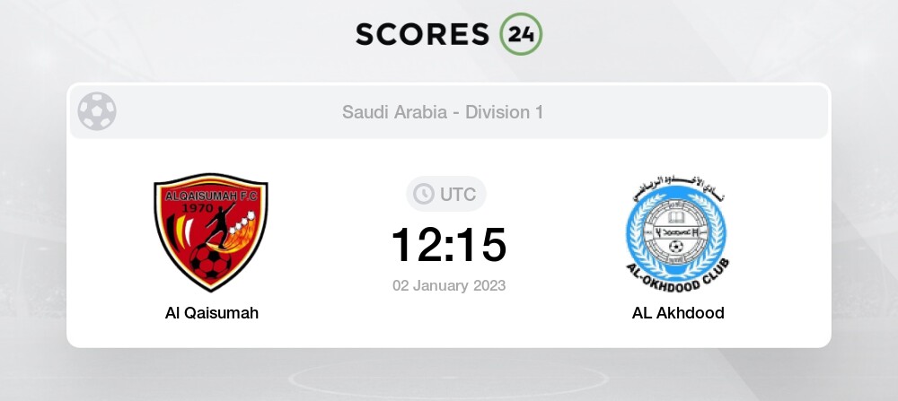 Al Qaisumah Vs Al Akhdood Prediction On Today 2 January 2023 Football