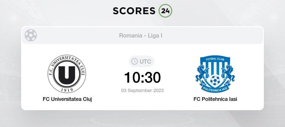 CSA Steaua București vs FC Universitatea Cluj live score, H2H and lineups