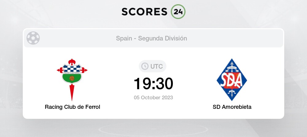Racing Ferrol 1-0 SD Amorebieta: results, summary and goals