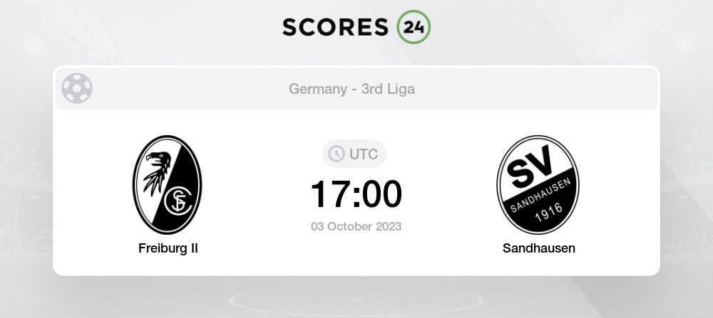 Freiburg II vs Sandhausen» Predictions, Odds, Live Score & Streams