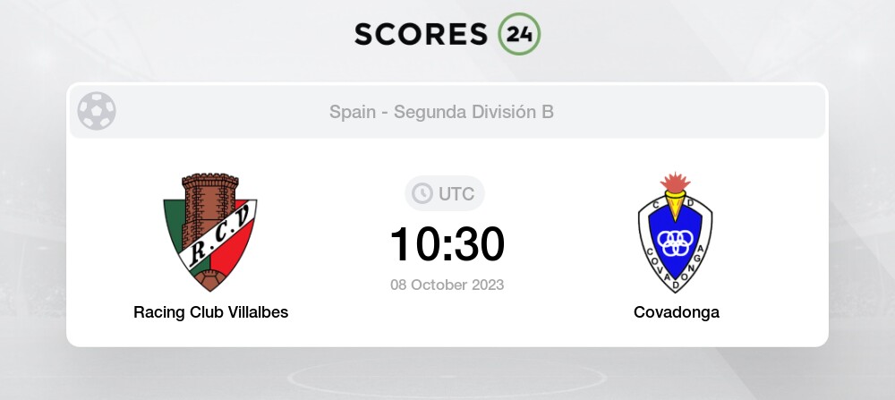 Racing Club Villalbes vs Covadonga Live Stream & Results 8/10/2023 10:30  Football