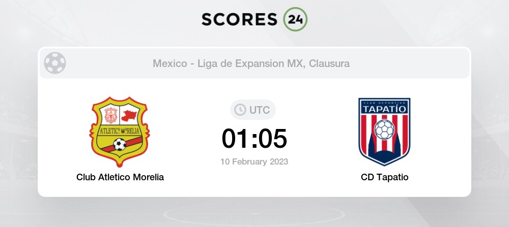 Club Atletico Morelia vs CD Tapatio Prediction on today 10 February 2023  Football