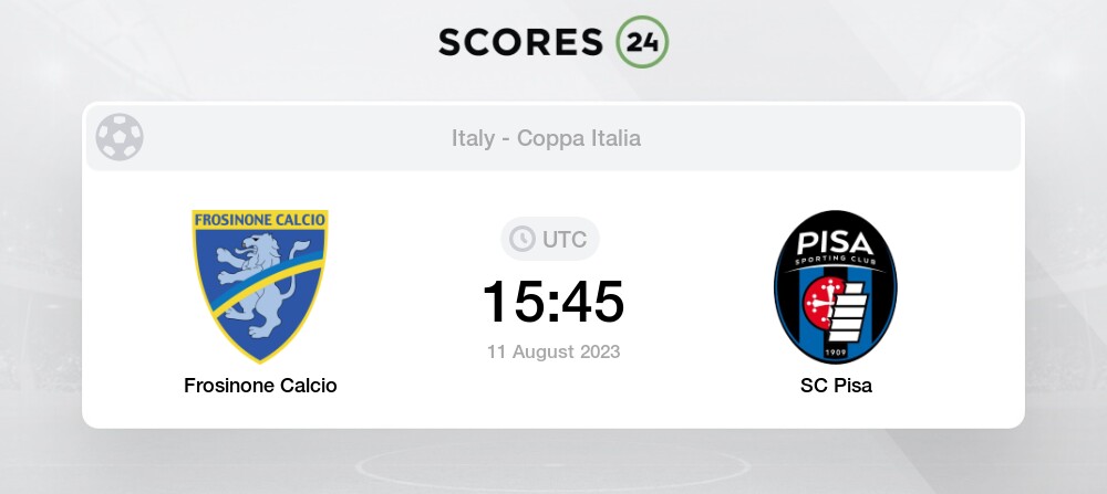 Frosinone Calcio vs SC Pisa Prediction and Picks today 11 August 2023 ...