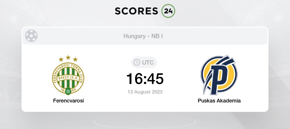 Ferencvarosi vs Puskas Akademia Prediction and Picks today 13