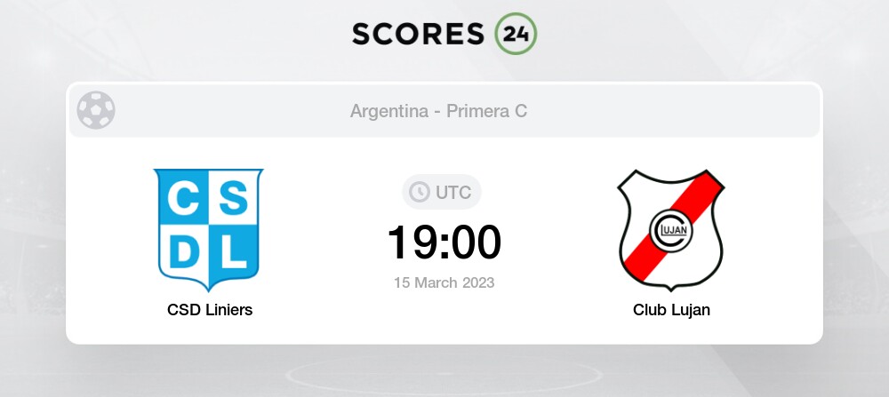 CSD Liniers vs Club Lujan 15/03/2023 19:00 Football Events & Result