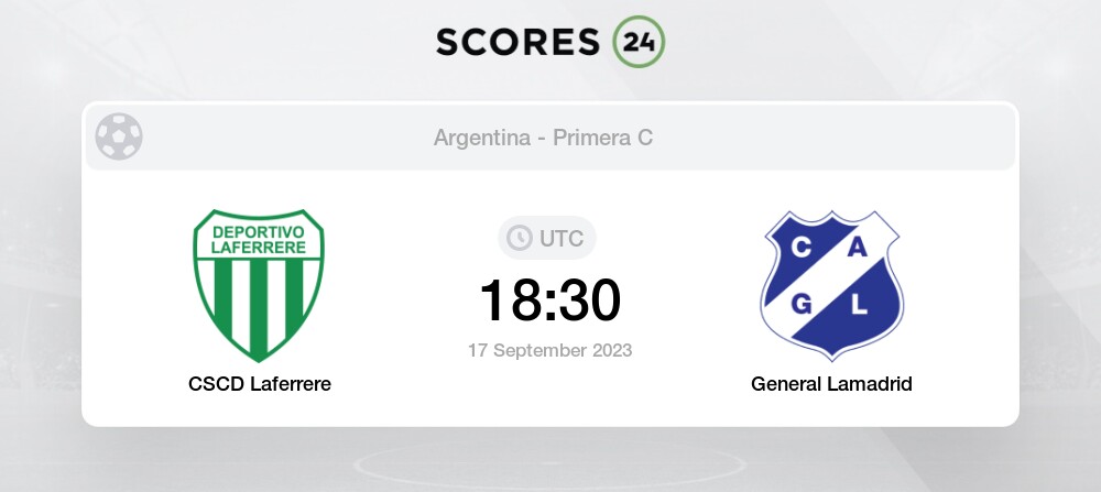 Ferrocarril Midland vs General Lamadrid live score, H2H and