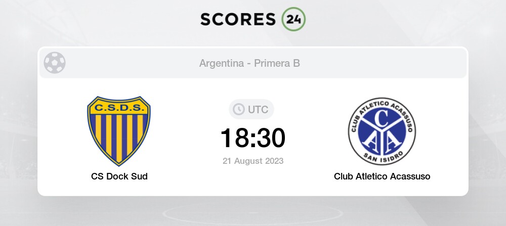 Club Atletico Acassuso vs CA San Miguel» Predictions, Odds, Live Score &  Stats