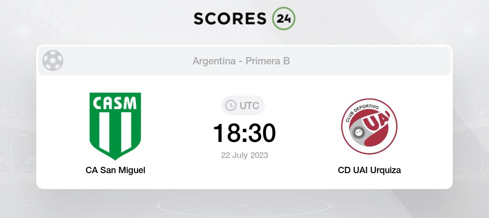 CA San Miguel vs CD UAI Urquiza Prediction and Picks today 22 July 2023  Football