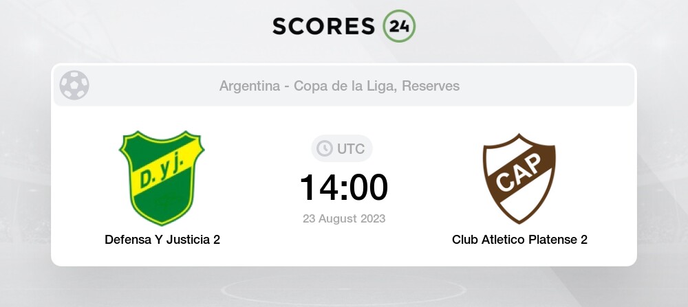 Defensa Y Justicia 2 vs Club Atletico Platense 2 Prediction and