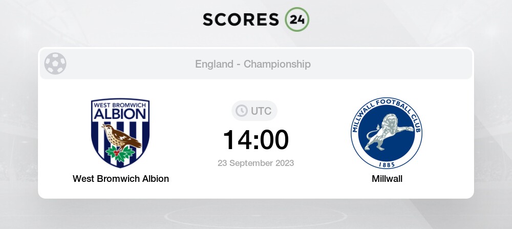 Palpite: West Bromwich x Millwall – EFL Championship (2ª Divisão do Inglês)  – 23/9/2023