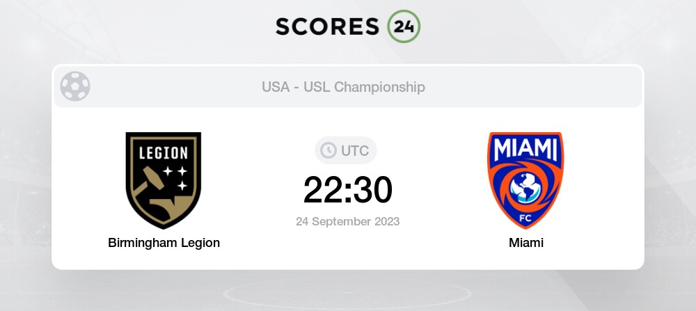 Birmingham Legion FC vs. Miami FC Tickets Sep 24, 2023 Birmingham