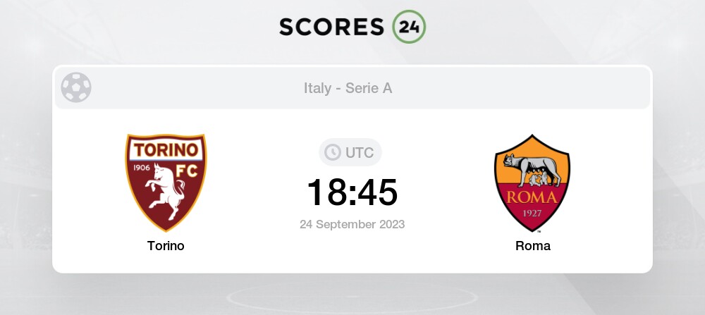 Torino vs AS Roma 24.09.2023 at Serie A 2023/24, Football