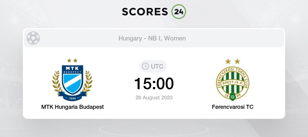 MTK Budapest II vs Ferencvarosi TC II » Predictions, Odds, Live Scores &  Stats