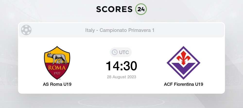 AS Roma U19 vs ACF Fiorentina U19 Prediction and Picks today 28 August 2023  Football