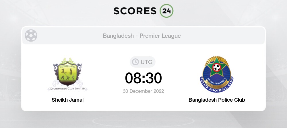 Sheikh Jamal vs Bangladesh Police Club Prediction on today 30 December 2022  Football