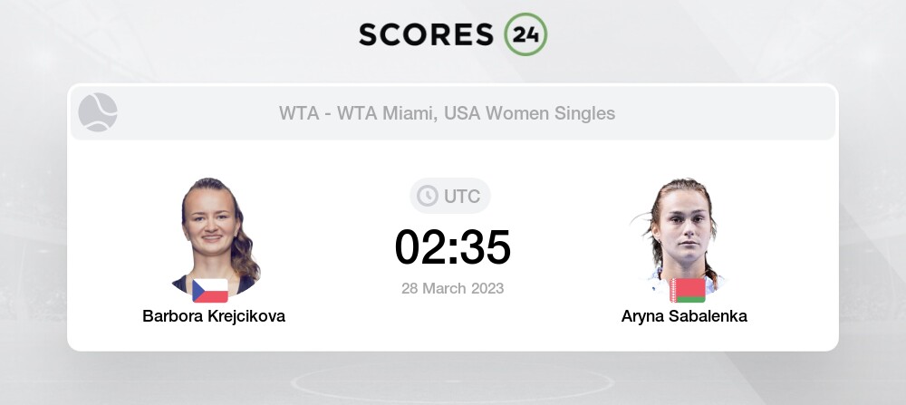 Barbora Krejcikova Vs Aryna Sabalenka Prediction And Picks On Today 28 ...