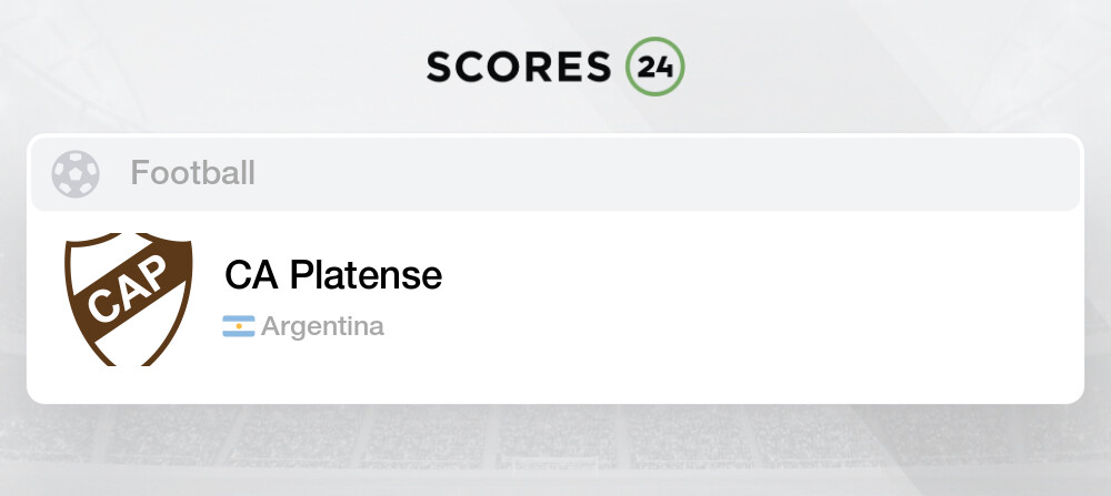 Club Atletico Platense 2 Fixtures, Predictions, Schedule and Live