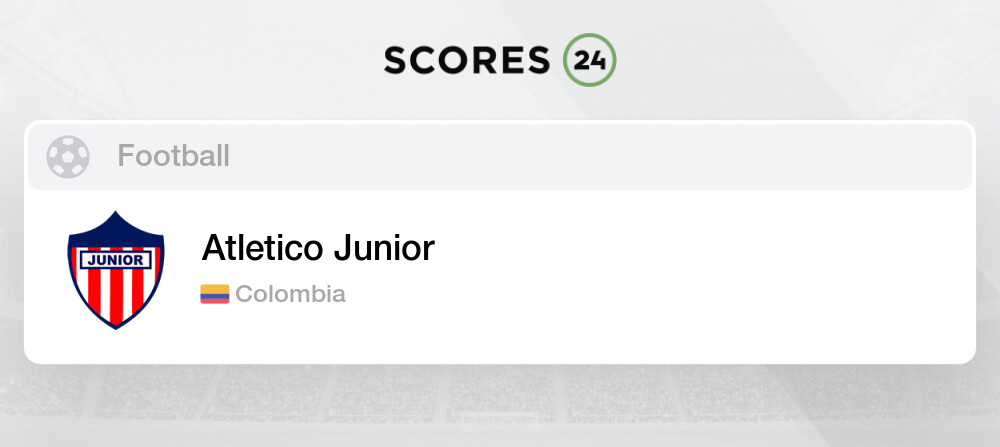 Stats of Atletico Junior Colombia Football