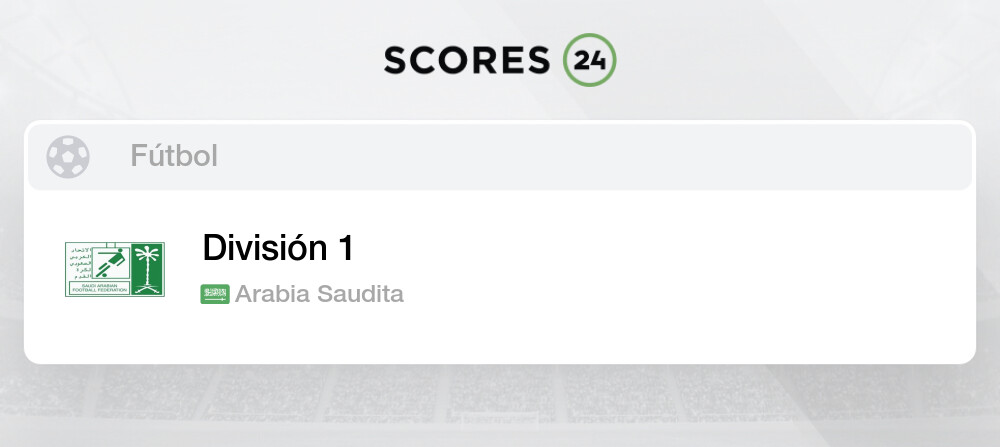 Arabia División 1