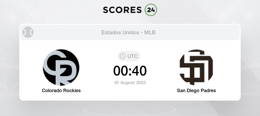 MLB LIVE🔴 San Diego Padres vs Colorado Rockies - 1st August 2023
