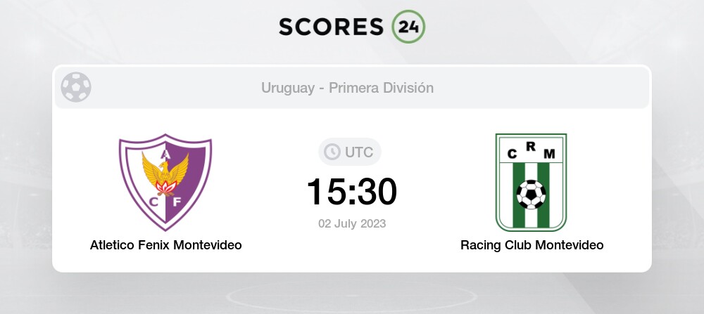 Atletico Fenix Montevideo vs Racing Club Montevideo pronóstico para hoy 2  Julio 2023 Fútbol