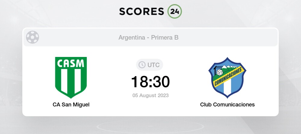 ◉ San Miguel vs. Comunicaciones en vivo: seguí el partido minuto a minuto -  TyC Sports