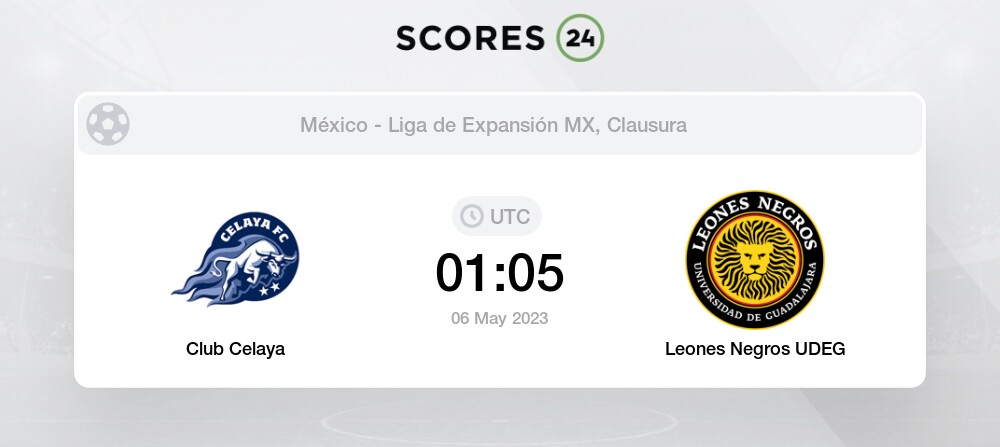 Club Celaya vs Leones Negros UDEG pronóstico para hoy 6 Mayo 2023 Fútbol